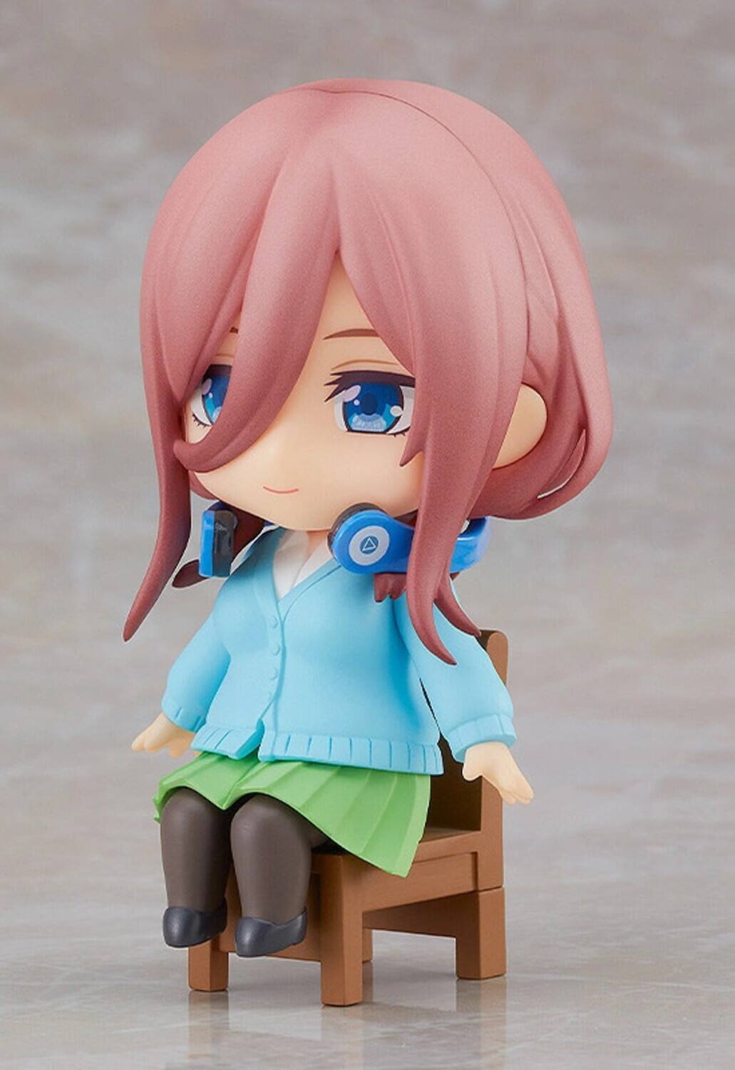 Alt View 2. Good Smile Company - Good Smile Company - Quintessential Quintuplets Movie - Miku Nendoroid Swacchao Action Figure   - Collectibles - Multicolor.
