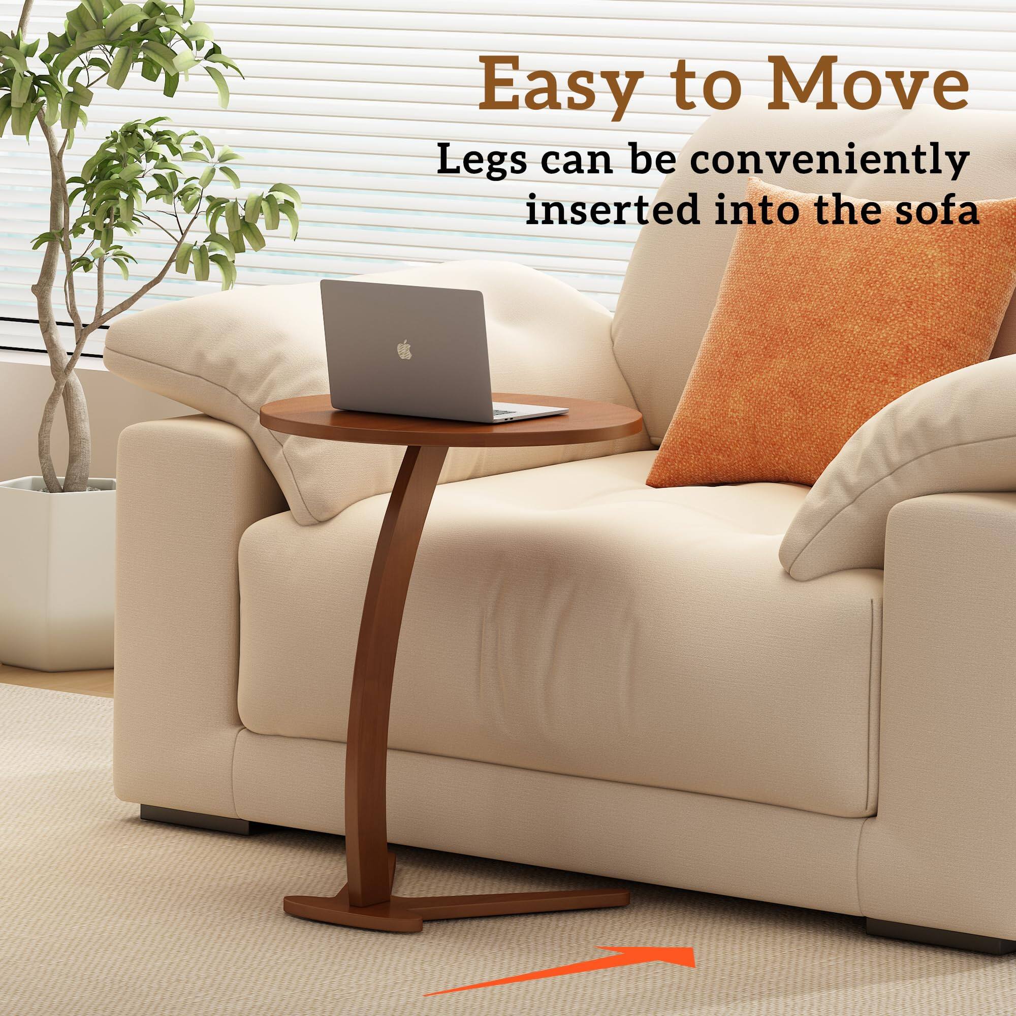 Easy to Move  
Legs can be conveniently inserted into the sofa