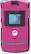 Front Standard. T-Mobile - Motorola RAZR V3 Cell Phone - Magenta.