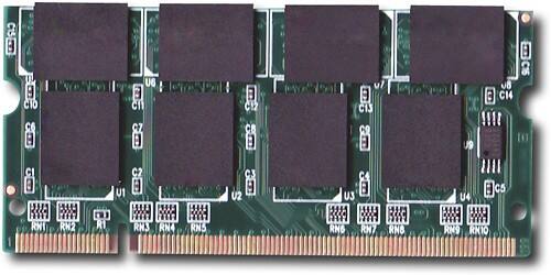 Front Standard. K-Byte - 1GB PC3200 Notebook Memory.