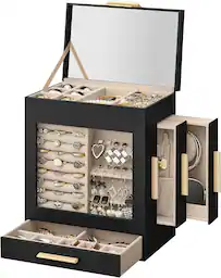 Ink Black + Metallic Gold-5.1"D x 7.9"W x 9.7"H