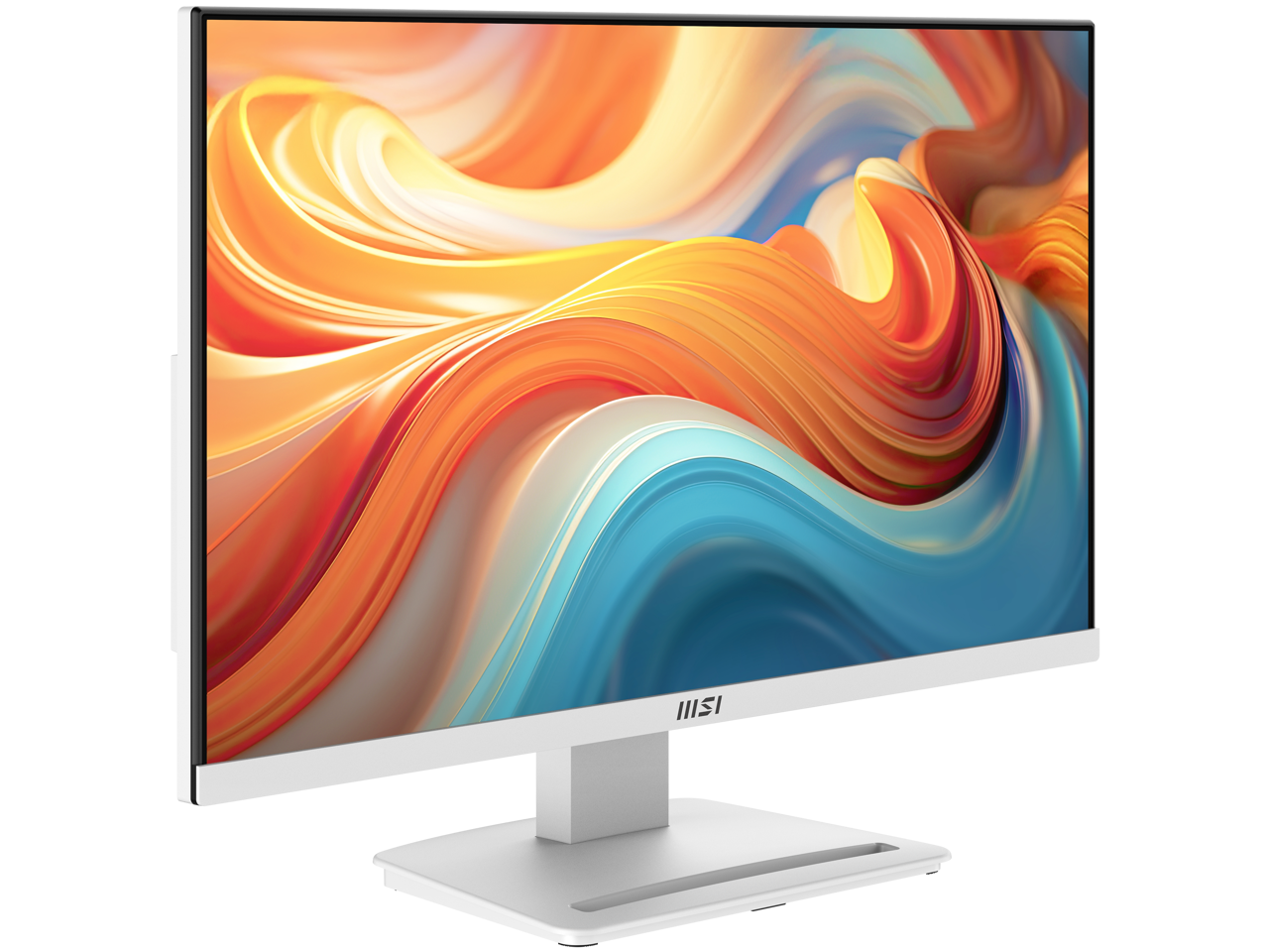 Alt View 7. MSI - MSI 24 inch Full HD 144Hz, AMD FreeSync 1ms White Computer Monitor for both work and gaming PRO MP241W E14V - White.