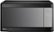 Front Zoom. LG - 1.4 Cu. Ft. Mid-Size Microwave - Smooth Black.