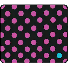 Front. Centon - OTM Classic Prints Black Mouse Pad, Dotty Gone Violet - Dotty Gone Violet - Black - Rubber - Slip Resistant - Black.