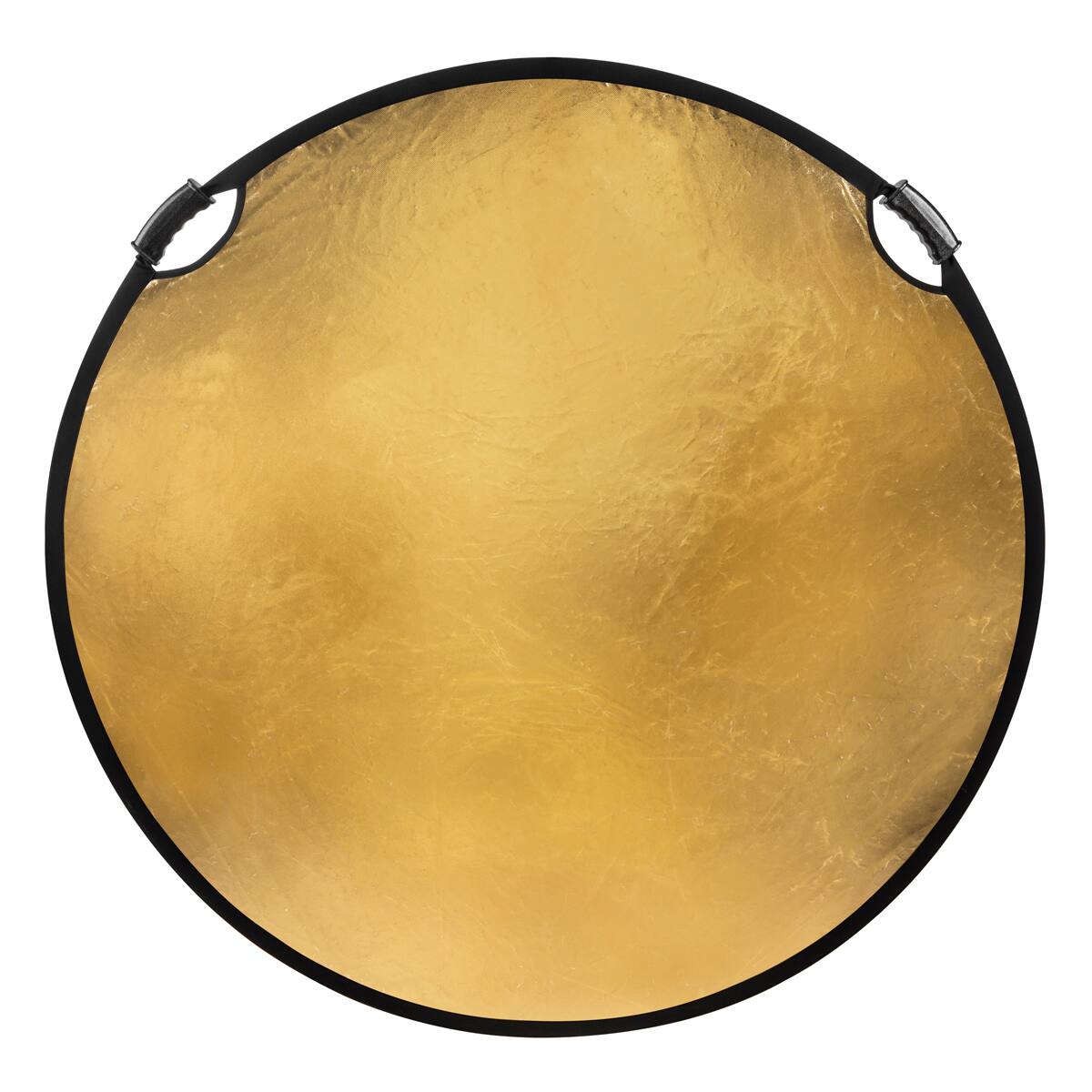 Alt View 1. Glow - Glow Circular Collapsible Reflector with Handles (52", Gold/Silver).