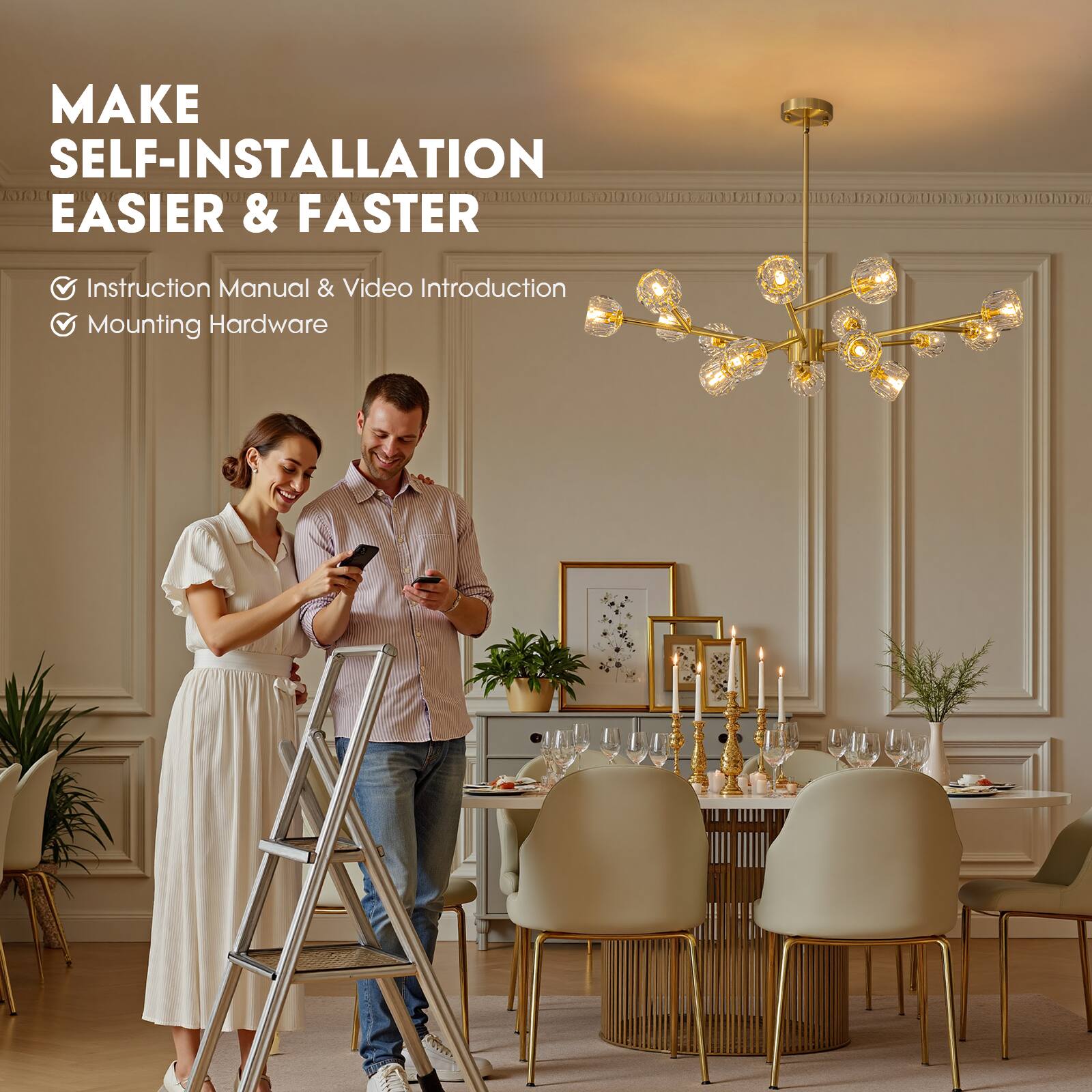 MAKE SELF-INSTALLATION EASIER & FASTER

- Instruction Manual & Video Introduction
- Mounting Hardware