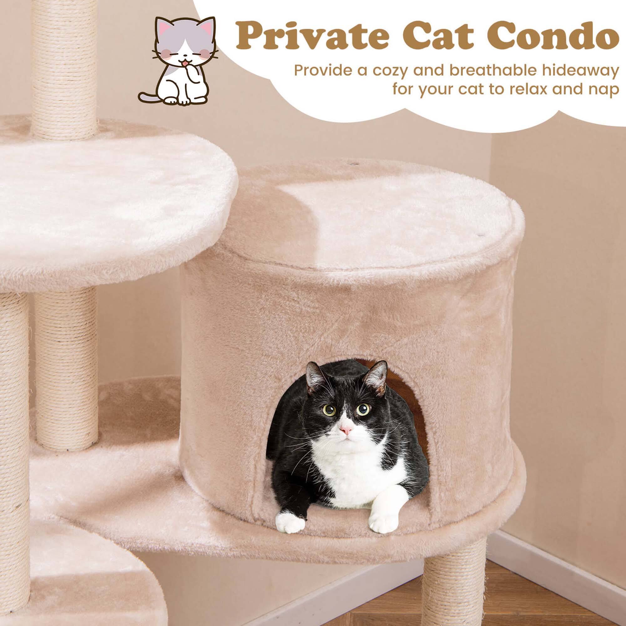 Private Cat Condo  
Provide a cozy and breathable hideaway for your cat to relax and nap