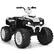 Alt View 4. Gymax - Gymax 12V Electric Kids Ride On Car ATV 4-Wheeler Quad w/ Music LED Light White - White.
