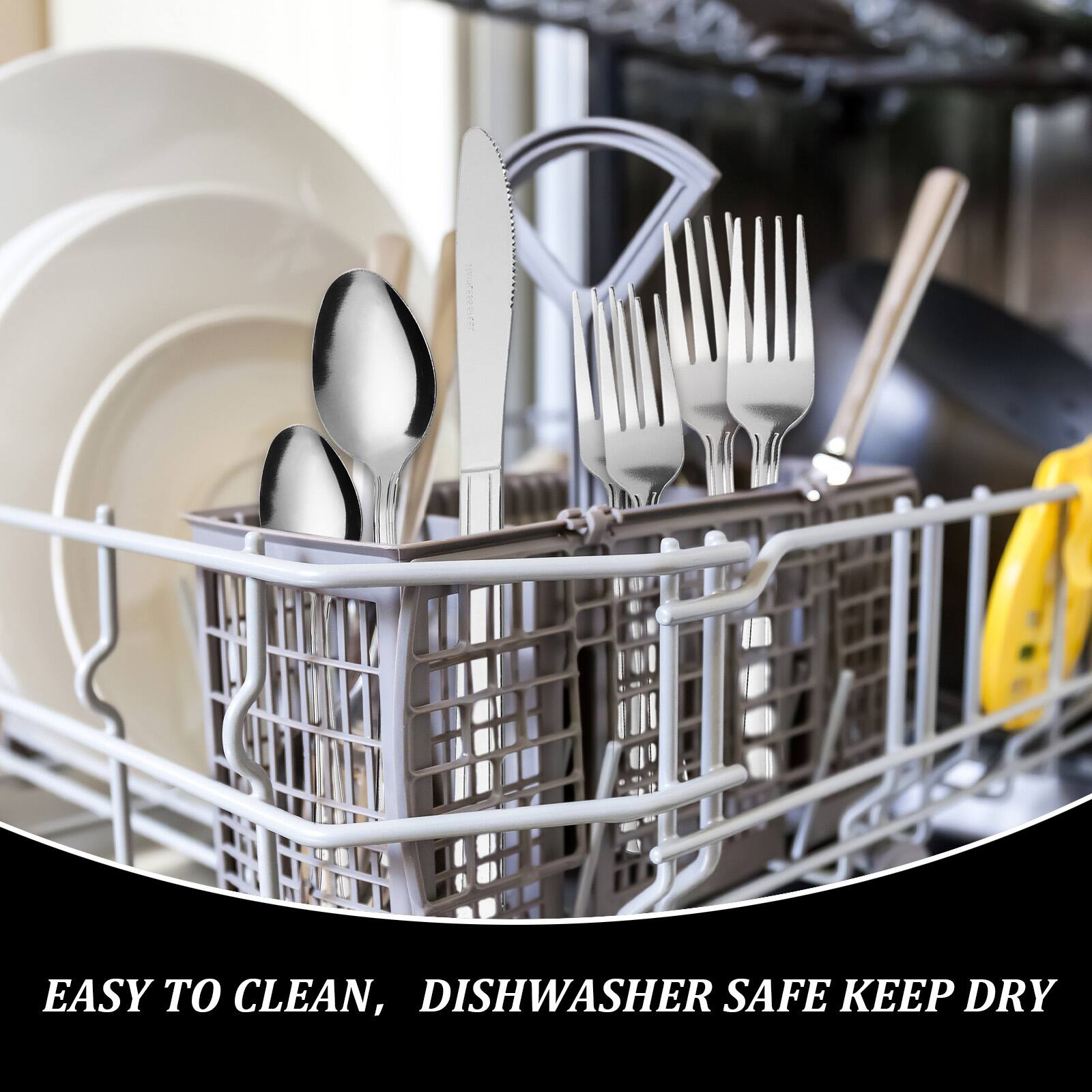 EASY TO CLEAN, DISHWASHER SAFE KEEP DRY