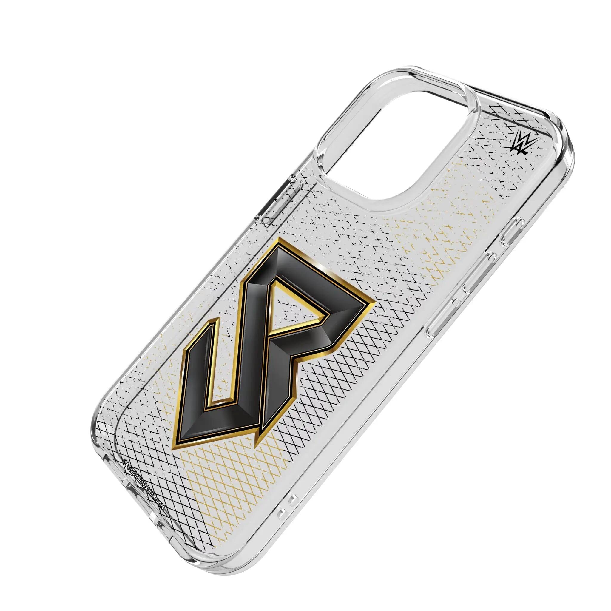 Angle. Keyscaper - WWE Steel Clear Phone Case - Apple iPhone 16 Pro - Seth Freakin Rollins.