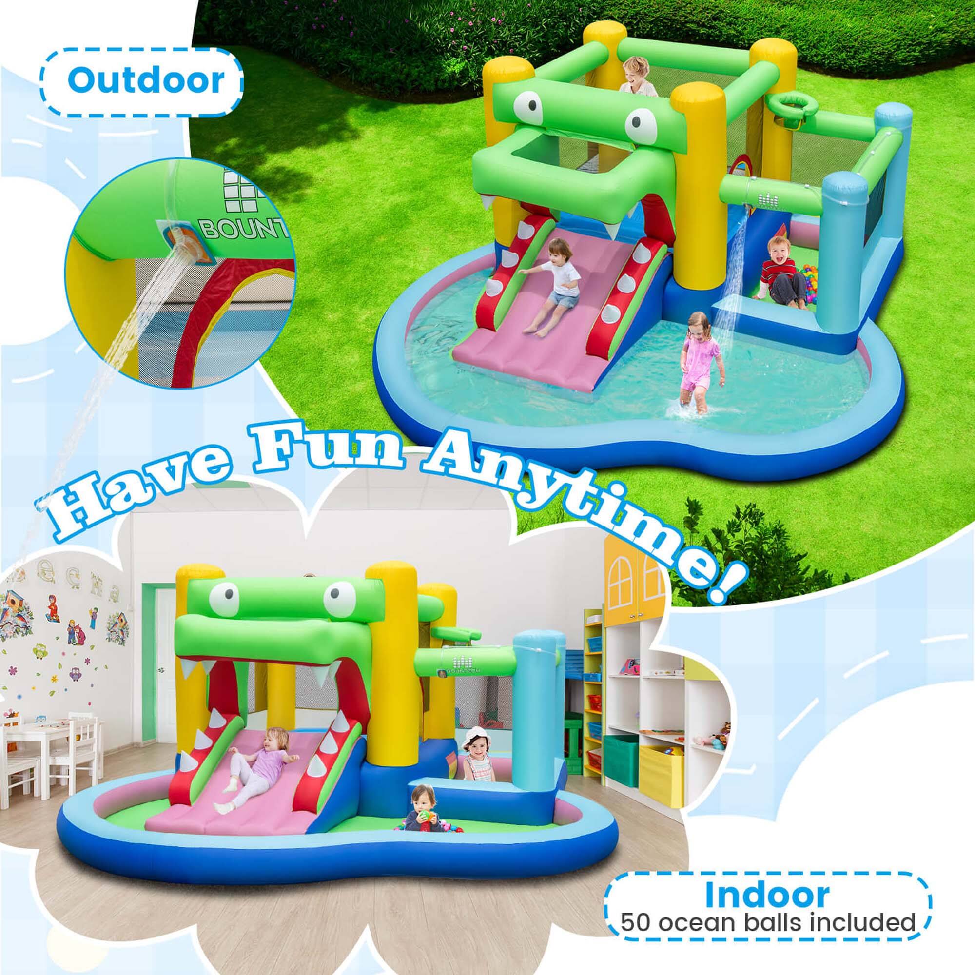 Outdoor  
Have Fun Anytime!  
Indoor  
50 ocean balls included