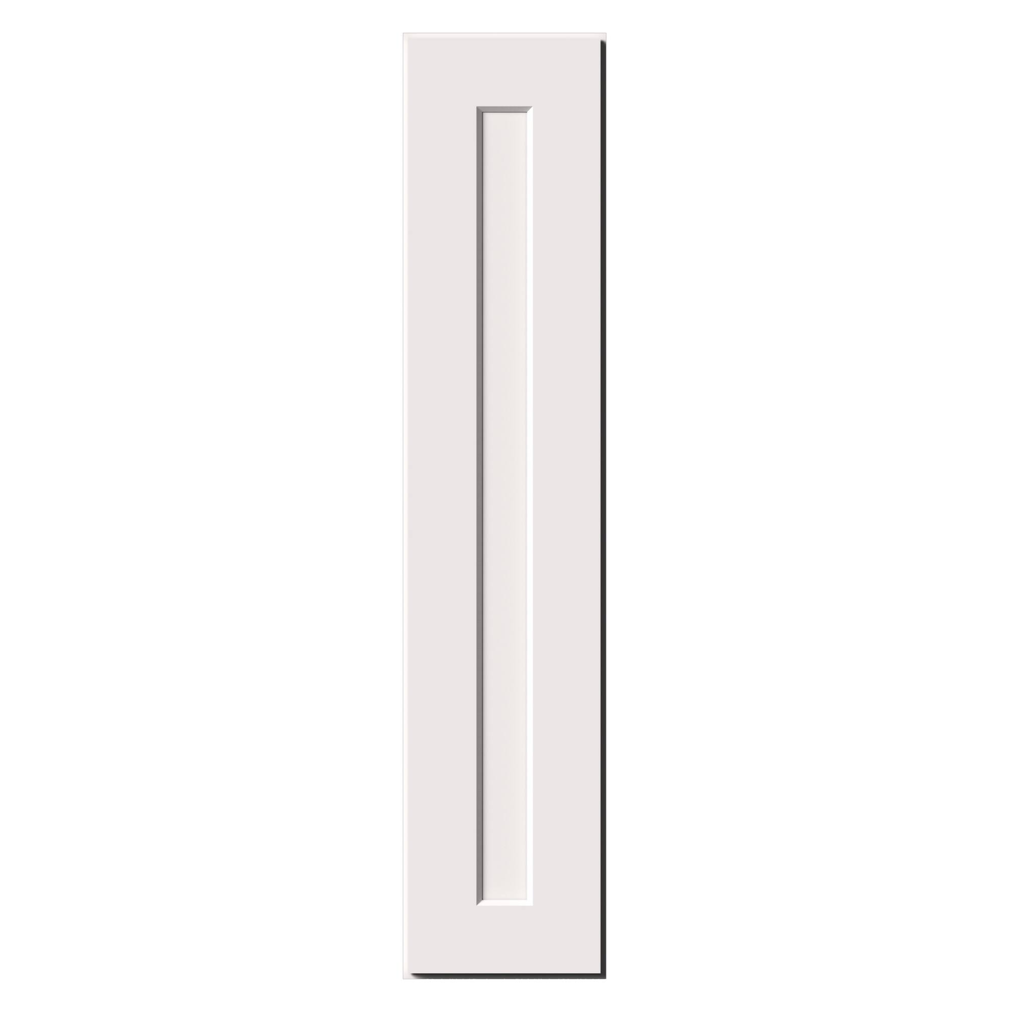 Alt View 1. Boyel Living - 9-in W x 42-in H x 12-in D Shaker RTA Kitchen Wall Cabinet with Soft-Close - White Shaker.