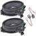 Front. Powerbass - PowerBass OE69C-GM2 - 6"x9" 2 Ohm Direct Fit Compatible with GMC OEM Component Speakers Kit / 80Wmrs - 160Wmax - Pair - Black/Gray.