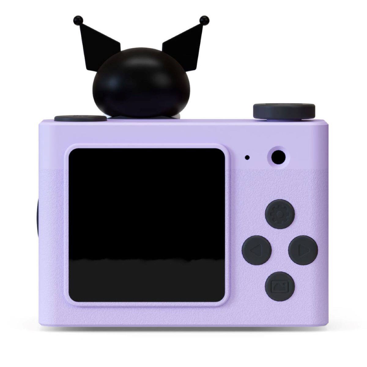 Back. Kidamento - Model A Mini Digital Camera for Children - Purple.