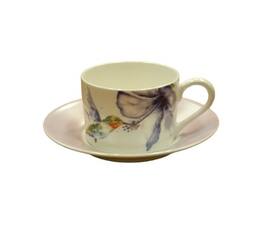 Jiallo - Roy Kirkham TEACUP & SAUCER HUMMINGBIRDS , Bone China Made in England Set of 2 - Mutli color