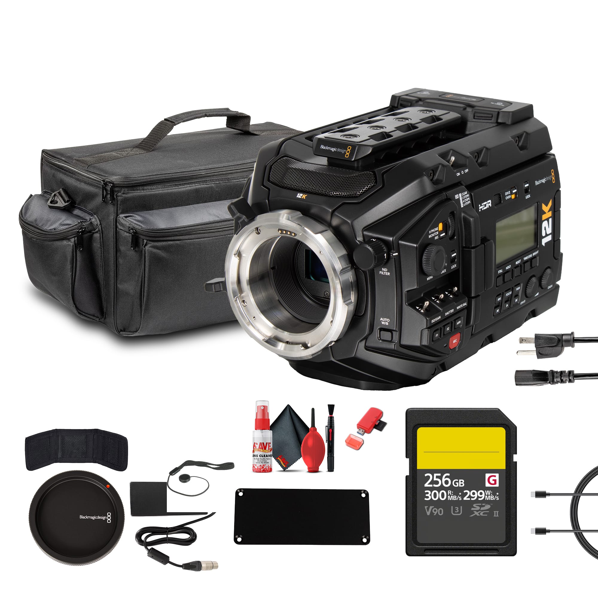 Blackmagic Design - URSA Mini Pro 12K | Super 35 Digital Camera with 12K Resolution + More