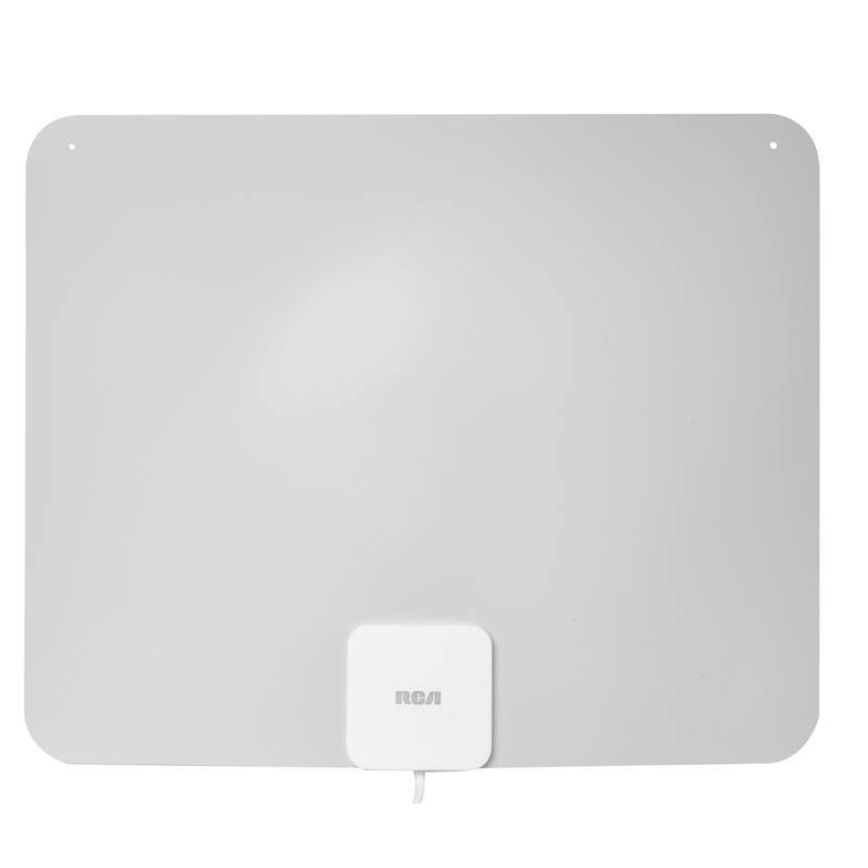 Front. RCA - RCA Indoor HDTV Ultra Thin Amplified Antenna 1 pk - Black.