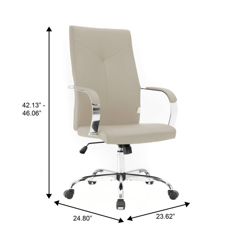 LeisureMod Sonora Office Chair - Thumbnail 2