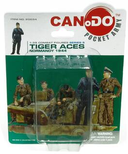 Dragon Models - 1:35 Combat Figure Series 5 Tiger Aces Normandy 1944 Figure A Hans - Green