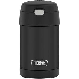 Thermos - 16 oz. Kid's Funtainer Stainless Steel Insulated Food Jar - Matte - Black