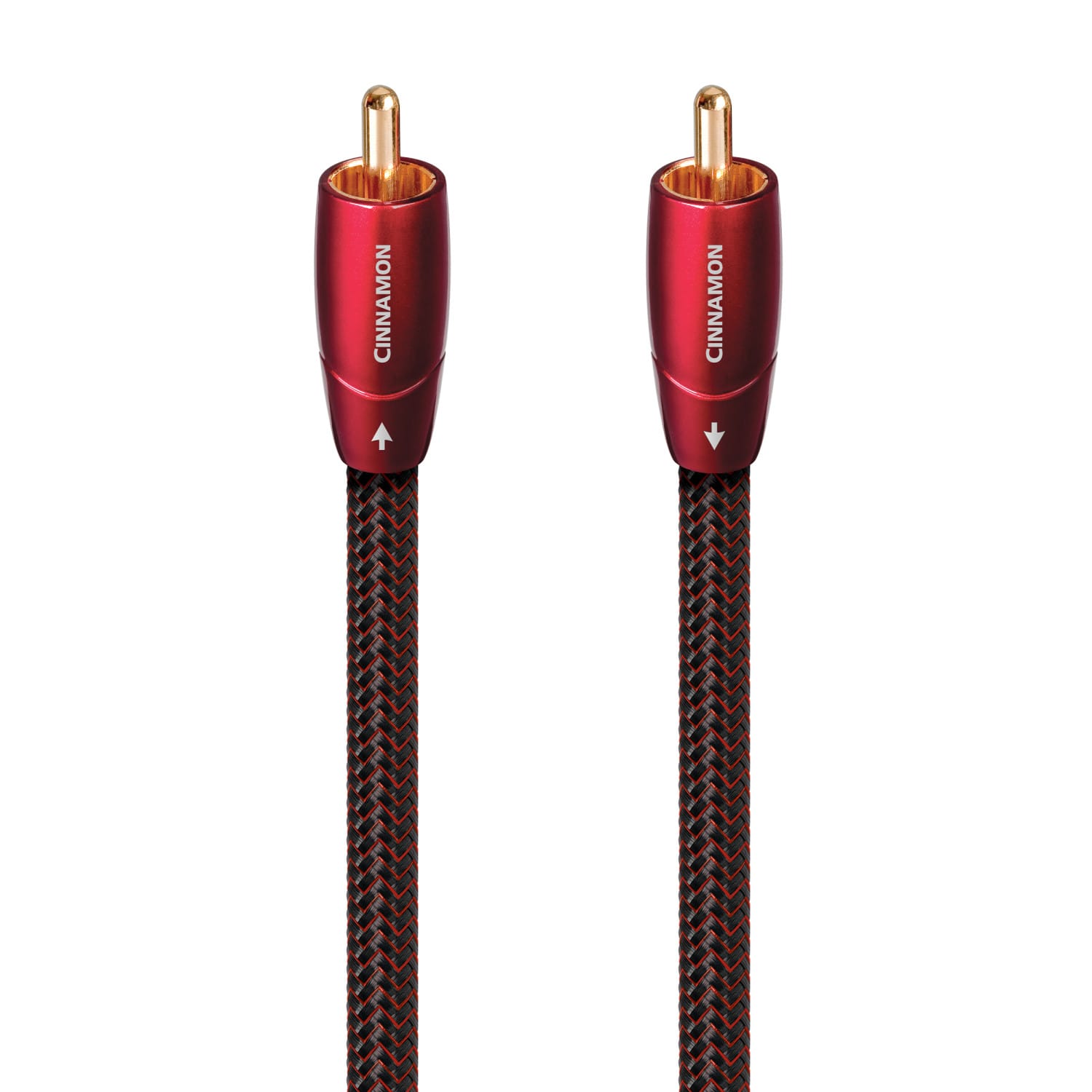 AudioQuest - Cinnamon Coax 16.4' Digital Digital Audio Cable with RCA to RCA Connectors - Red on Black