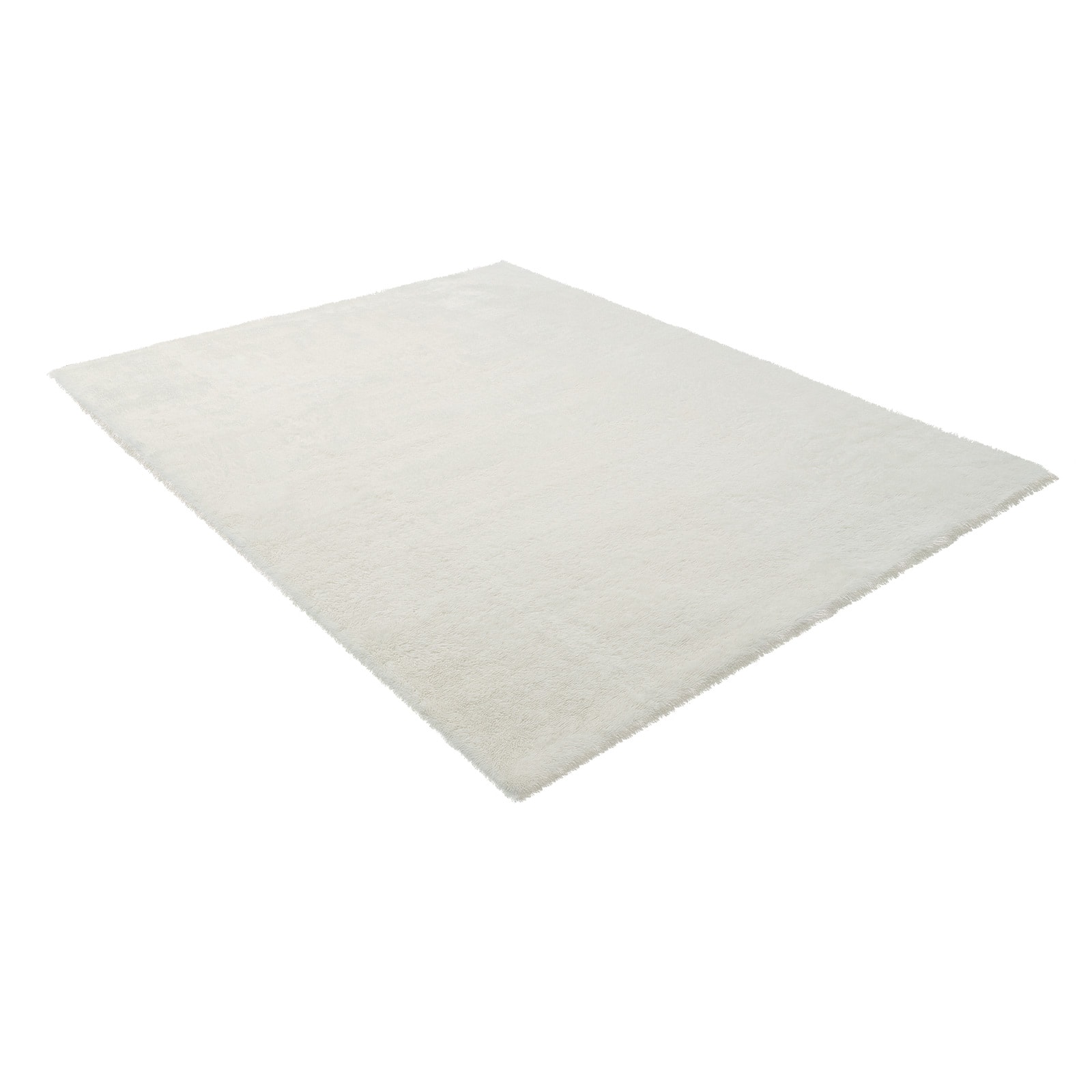 VEVOR - Indoor Plush Area Rugs, 8 x 10 ft Soft Plush Carpet, Furry Shag Area Rugs for Living Room, Bedroom, Sunroom - White