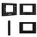 Alt View 10. FUFU & GAGA - Entertainment Center with Surround Design for 75 Inch TVs, Media Console Adjustable Lighting, Cable Management - Black.