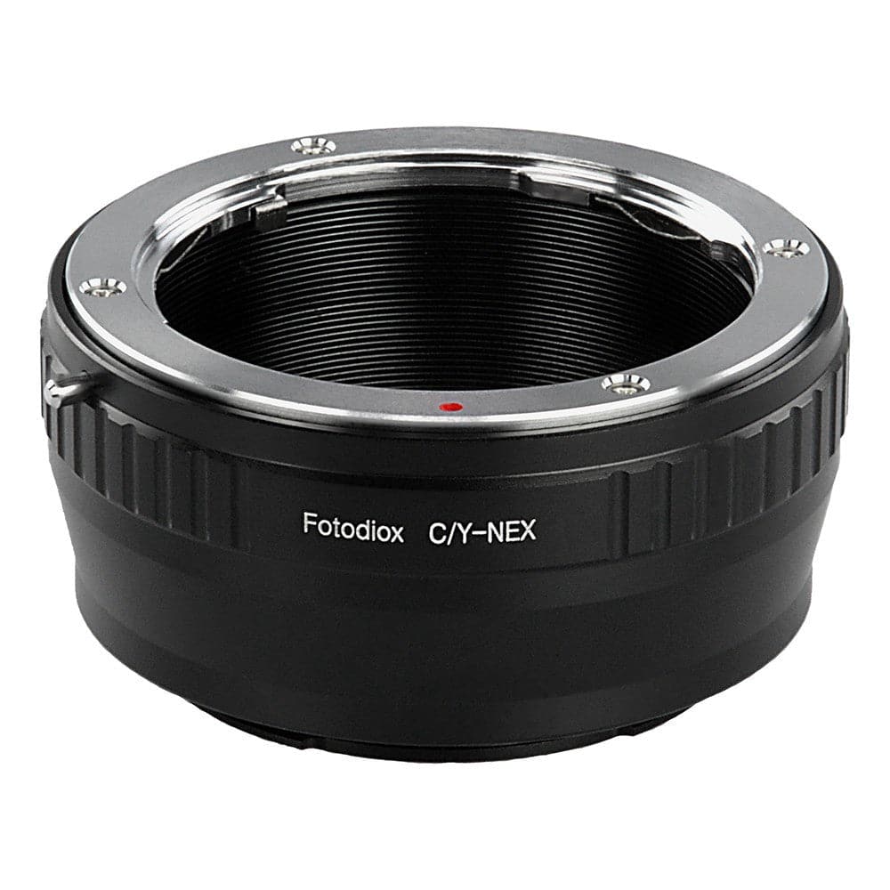 Fotodiox - Lens Adapter - Compatible with Contax / Yashica (CY) Mount Lenses to fit Sony E Mount Cameras