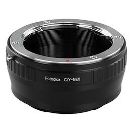 Fotodiox - Lens Adapter - Compatible with Contax / Yashica (CY) Mount Lenses to fit Sony E Mount Cameras