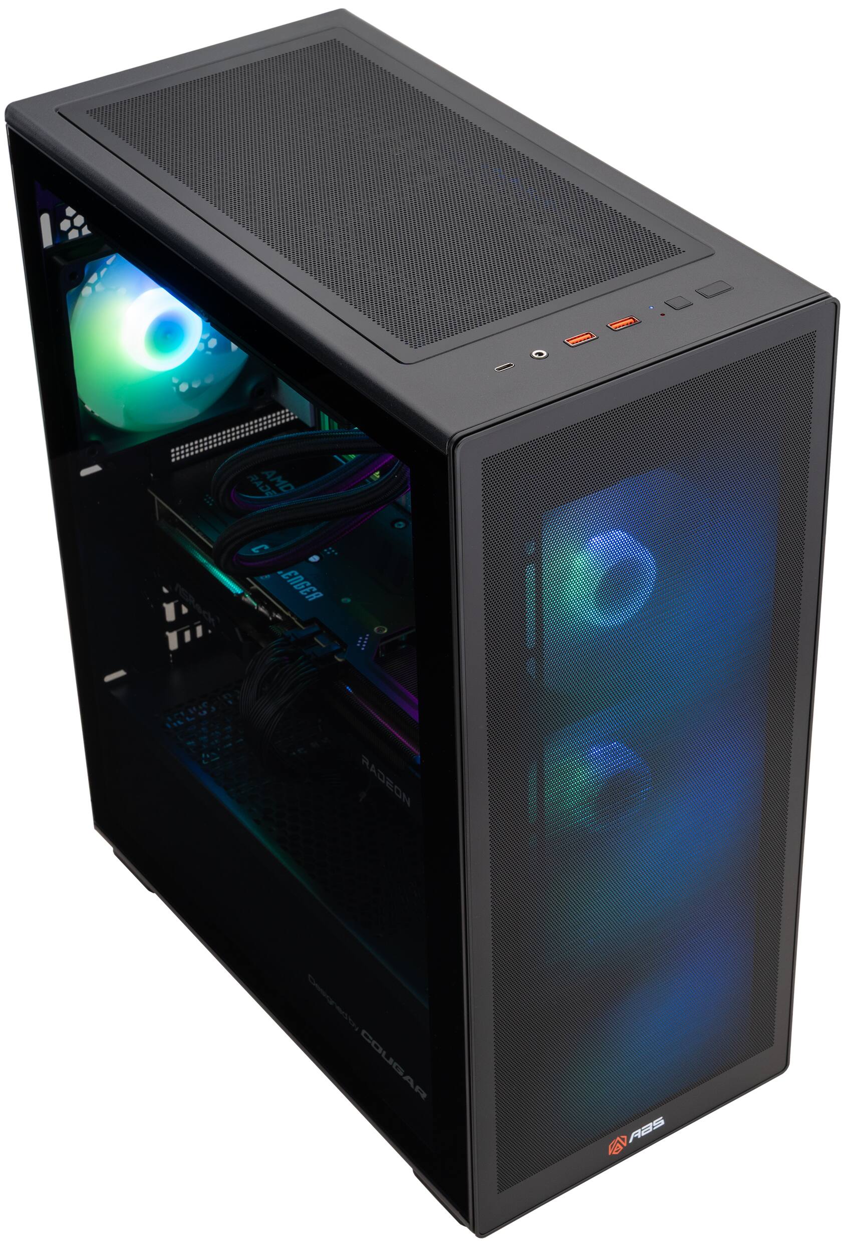ADVANCED BATTLESTATIONS ABS Stratos Ruby Gaming PC Windows 11 AMD
