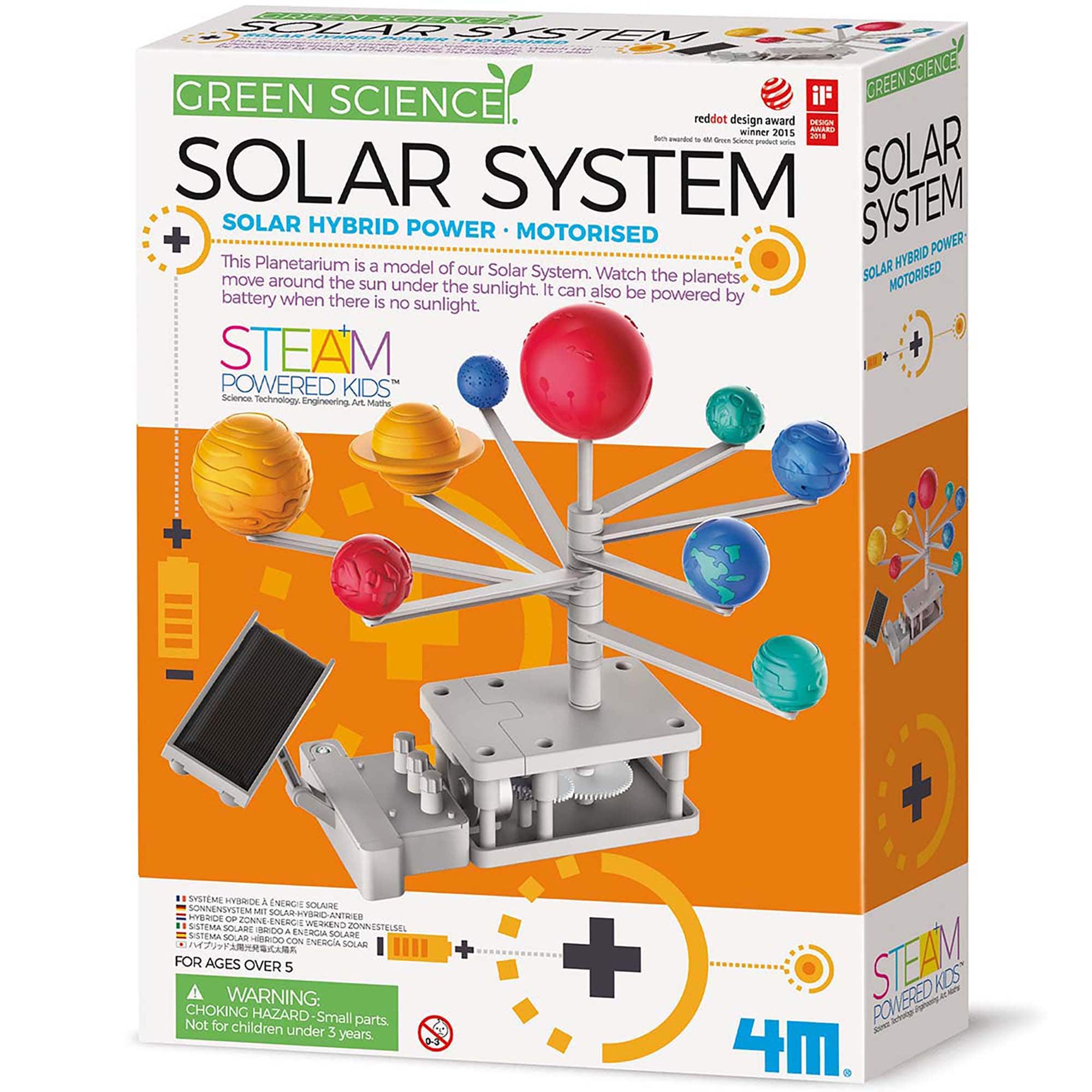 4M - 4M: Green Science Solar System - DIY Rotating Planetarium, Solar & Battery Power
