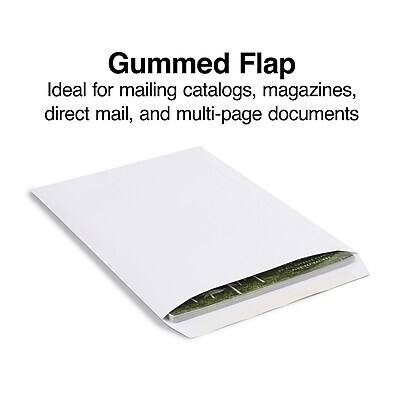 Gummed Flap  
Ideal for mailing catalogs, magazines, direct mail, and multi-page documents