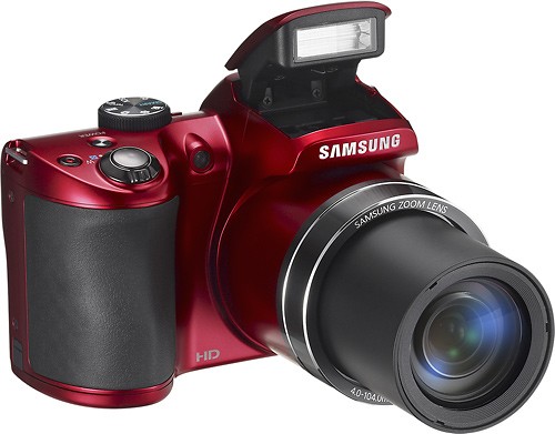  Samsung - Refurbished WB100 16.2-Megapixel Digital Camera