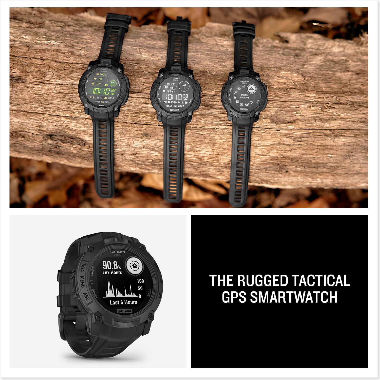 The Rugged Tactical GPS Smartwatch is a versatile and durable timepiece designed for outdoor enthusiasts and military personnel. It features a large, easy-to-read display with a built-in GPS system that allows users to track their location and monitor their progress during various activities. The watch is equipped with a variety of features, including a compass, altimeter, and barometer, which can help users navigate and adapt to different environments. Additionally, the watch is waterproof and has a long battery life, making it suitable for use in harsh conditions and during extended periods of outdoor adventures.