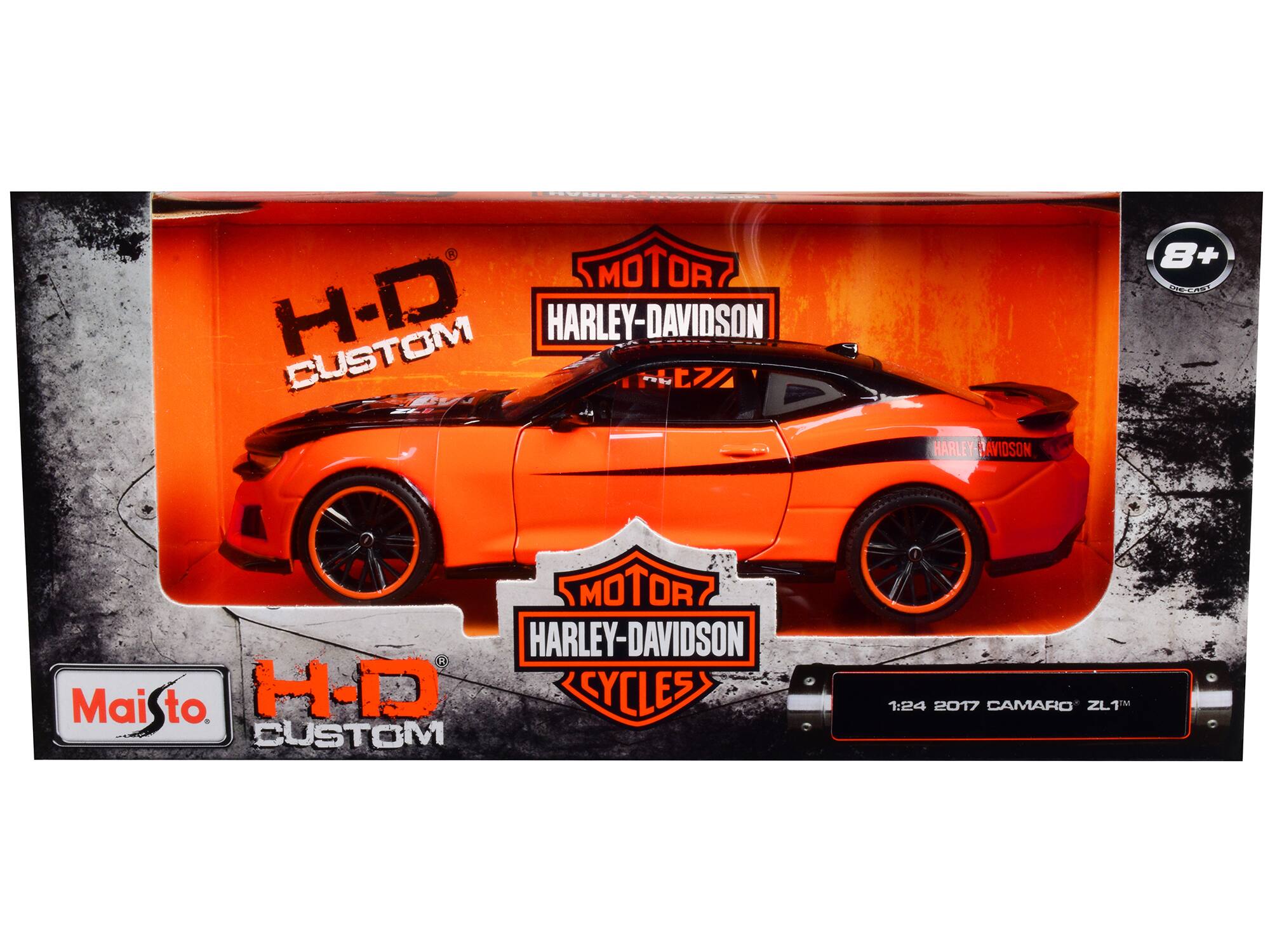MOTOR H-D CUSTOM HARLEY-DAVIDSON HARLEY-DAVIDSON MOTOR HARLEY-DAVIDSON H-D CYCLES CUSTOM 1:24 2017 CAMARO ZL1
