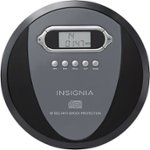 Front Zoom. Insignia™ - Portable CD Player - Black/Charcoal.