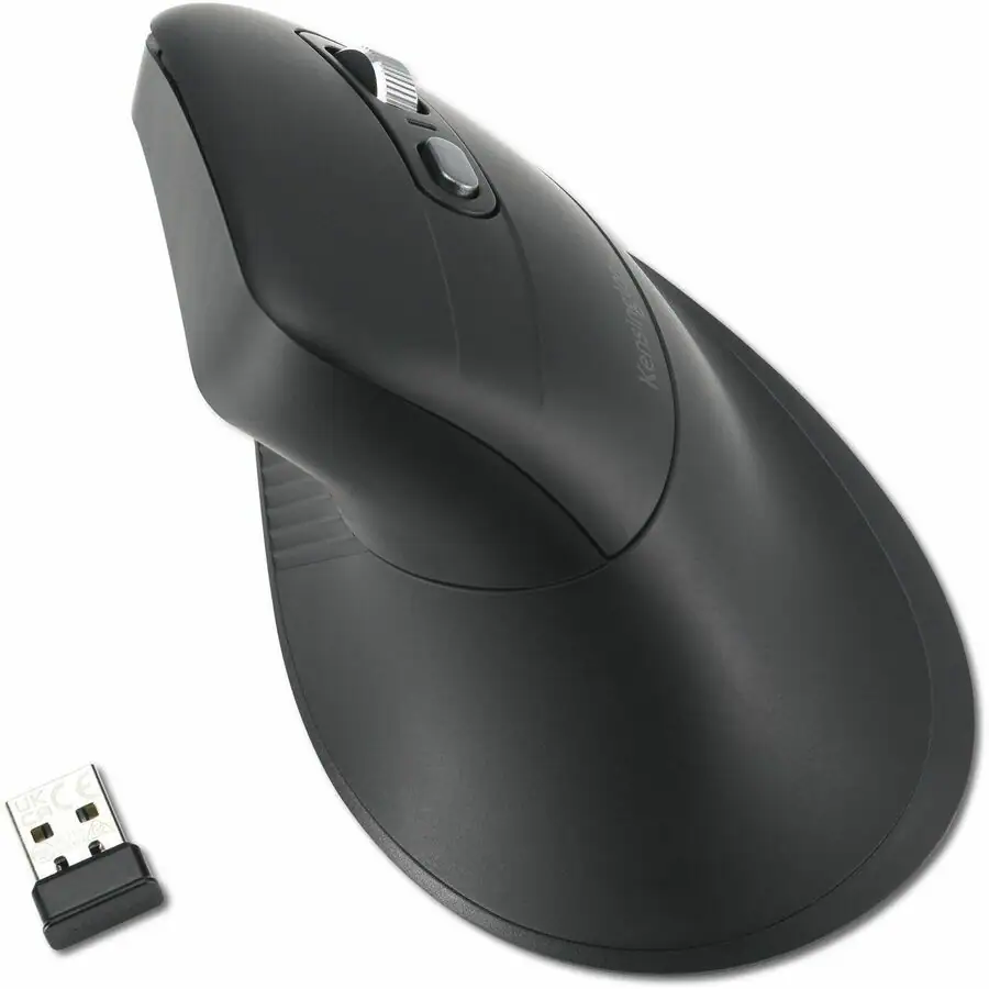Kensington Pro Fit Ergo MY630 EQ Mouse Bluetooth Ricaricabile con Ricevitore USB-A da 2,4 GHz, 55% di Contenuto Riciclato Post-Consumo, con Durata della Batteria fino a 4 Mesi per Carica, K72482WW Kensington Pro Fit Ergo MY630 EQ Mouse Bluetooth Ricaricabile con Ricevitore USB-A da 2,4 GHz, 55% di Contenuto Riciclato Post-Consumo, con Durata della Batteria fino a 4 Mesi per Carica, K72482WW