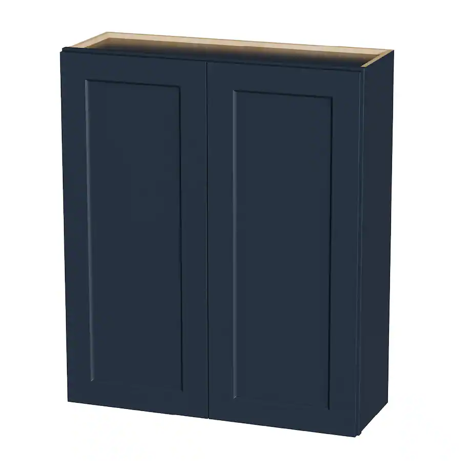 Boyel Living Shaker Wall Cabinet with Double Door 36 in L x 12 in W x ...