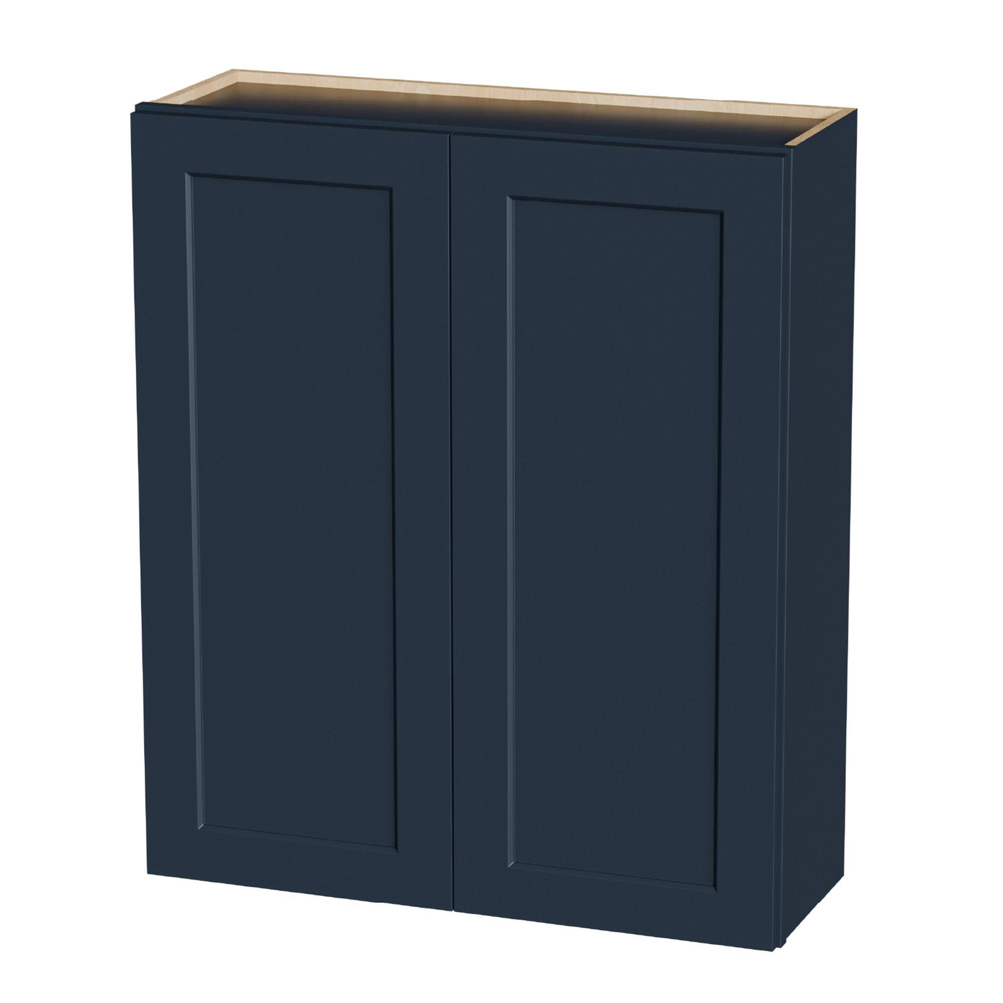 Boyel Living Shaker Wall Cabinet with Double Door 36 in L x 12 in W x ...
