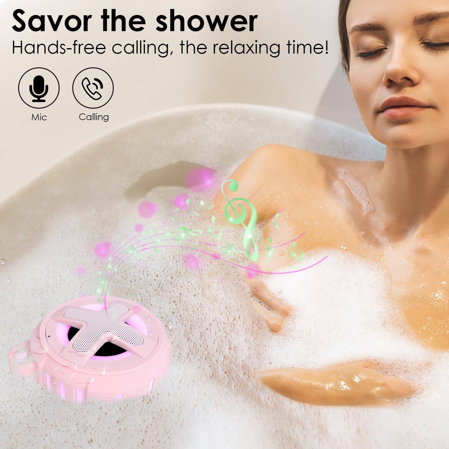 Cozy Serene Light Pink Mini Certified Ipx7 Waterproof Shower Pool ...