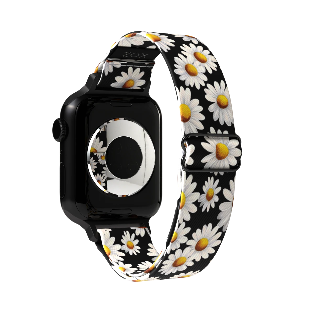 Front. ZOX - Choose Happiness NFC Smartwatch Band, 22mm - Black.