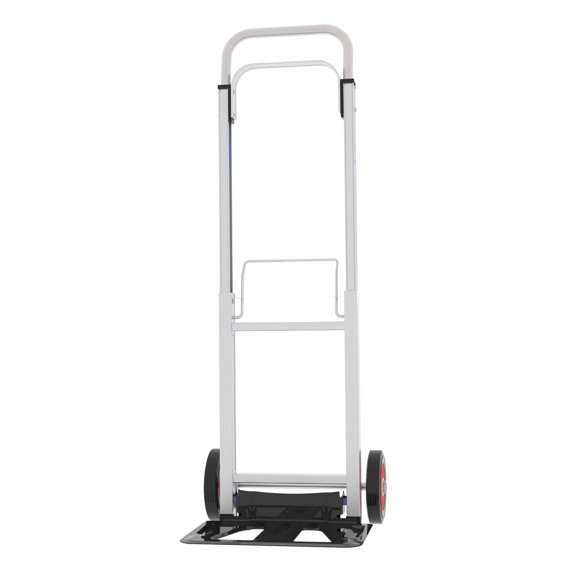 Alt View 2. LOVMOR - Heavy Duty Folding Hand Truck Dolly with Wheels and Telescoping Handle - Antique Black.