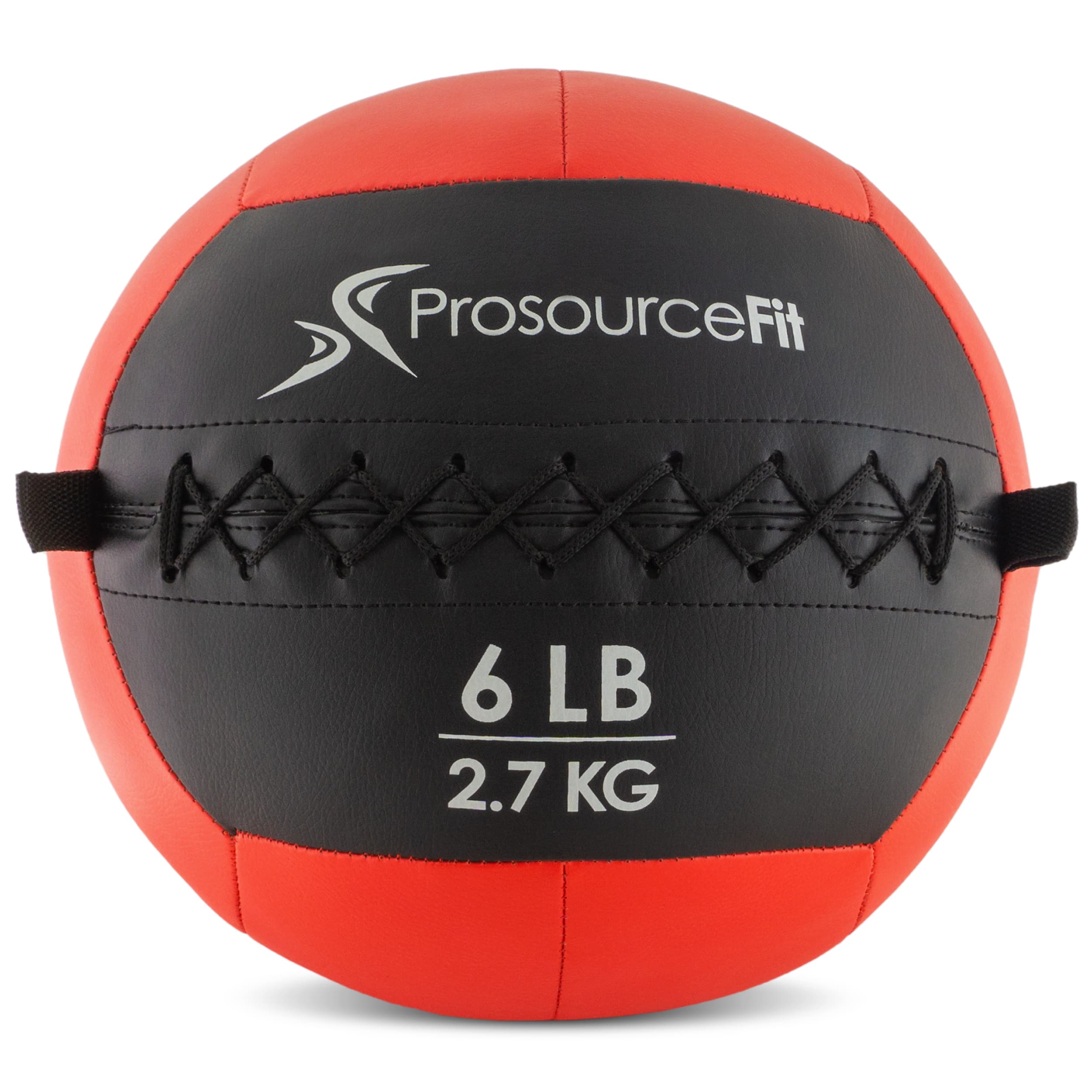 ProsourceFit - Soft Medicine Ball, 6 lbs - Red