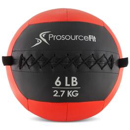 ProsourceFit - Soft Medicine Ball, 6 lbs - Red