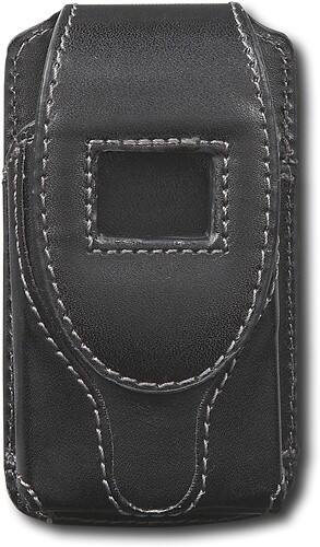 Front Standard. ESI - Milan Cell Phone Case for Motorola RAZR and KATANA Cell Phones - Black.