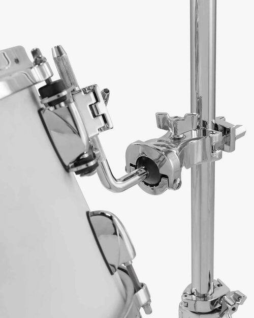 Angle. Gibraltar Hardware - Single Ball L-Arm Mount, 12.7mm Stainless Steel Tom Arm with 360 Degree Ball Joint Clamp.