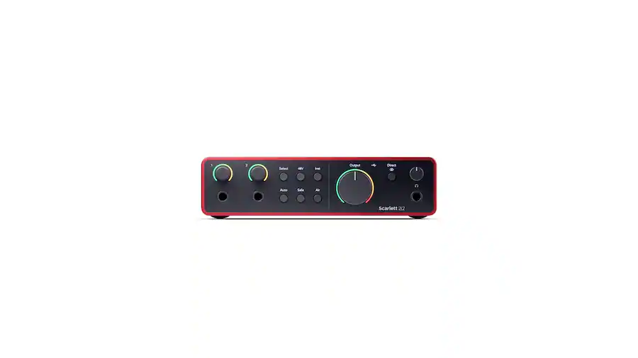 Focusrite Red2 Focusrite Scarlett 2i2 4th Generation Audio Interface Red AMS-SCARLETT ...