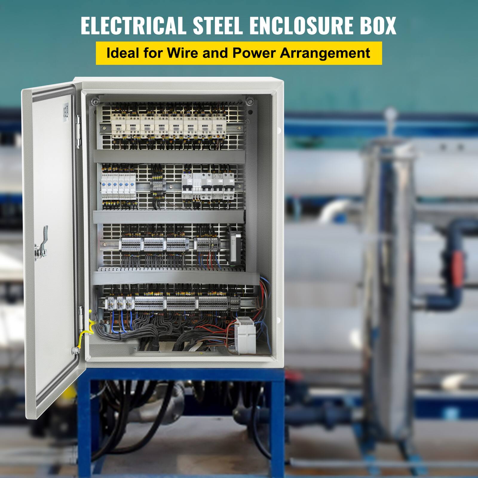 ELECTRICAL STEEL ENCLOSURE BOX  
Ideal for Wire and Power Arrangement
