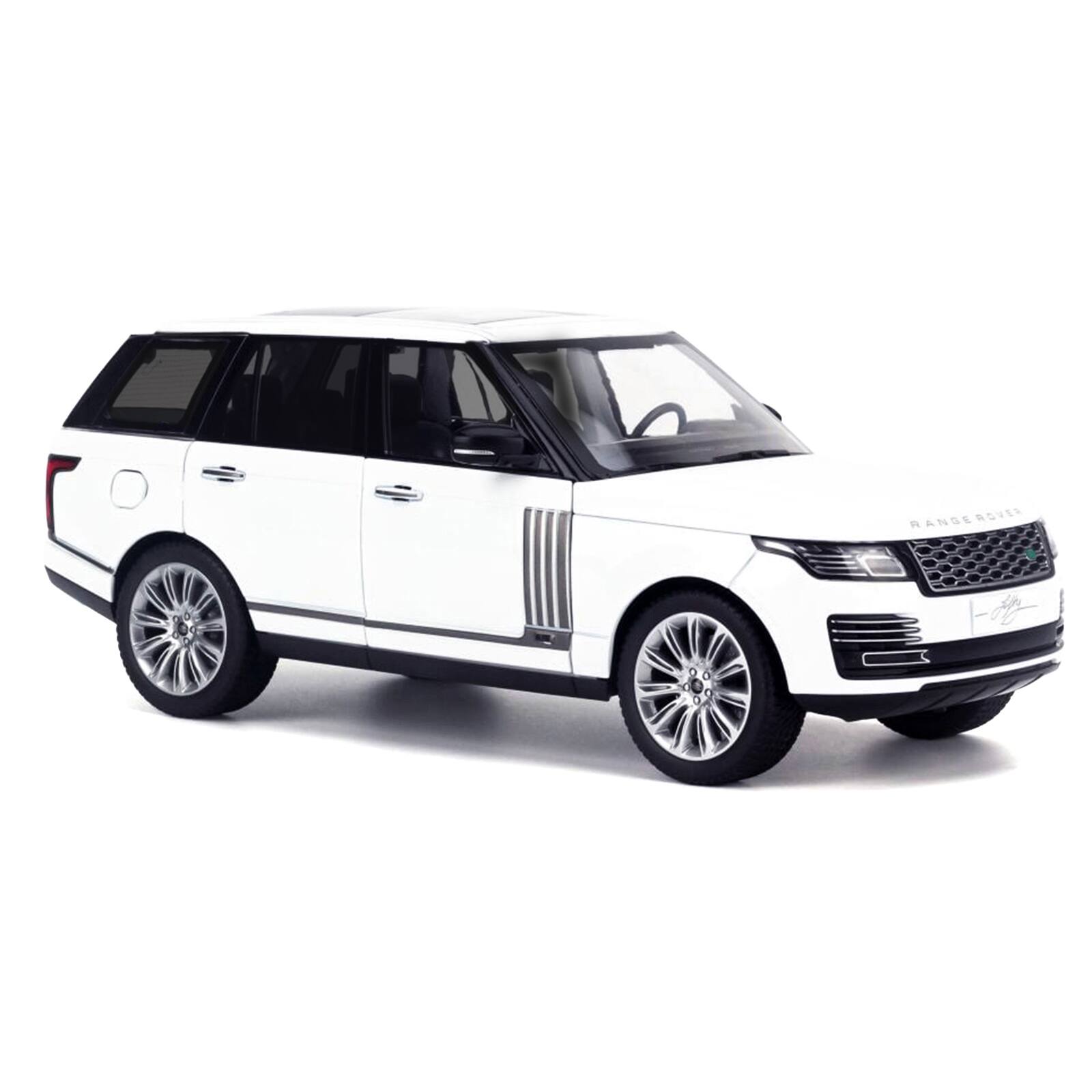 Alt View 1. Heimanba - Land Rover Range Rover 50th Anniversary White Metallic with Sunroof 1/18 Diecast Model Car by Heimanba.