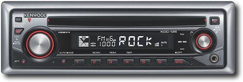 Front Standard. Kenwood - 50W x 4 CD Deck.